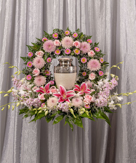 Pastel Prayers Cremation Urn Setting