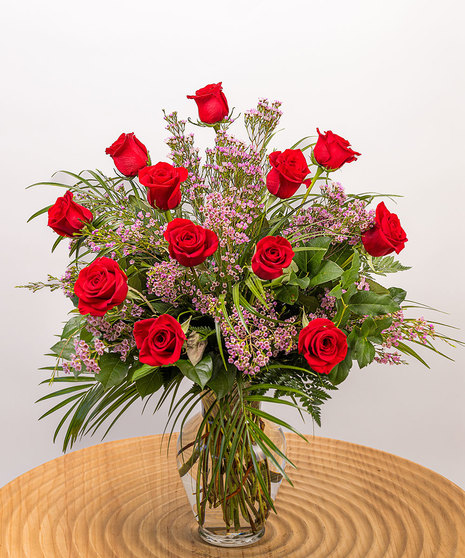 One Dozen Ultimate Red Roses