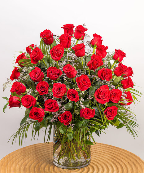 Three Dozen Premium Red Roses